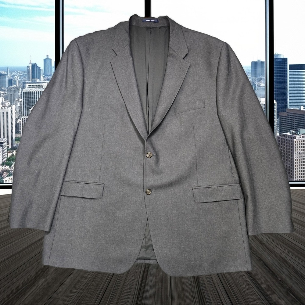 Ralph Lauren Mens 50R Blazer Charcoal Grey Wool Blend 2 Button Sport Coat Canada